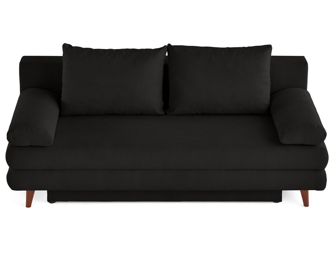 Canapé 3 places convertible avec coffre en velours côtelé Wonder