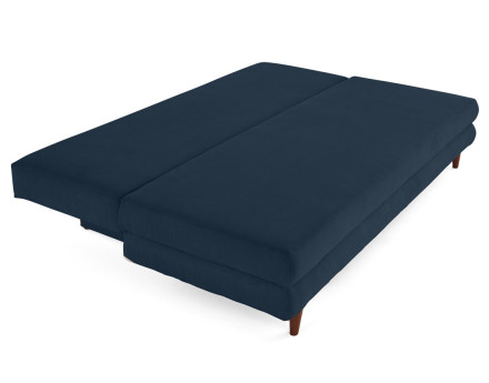 Canapé 3 places convertible avec coffre en velours côtelé Wonder