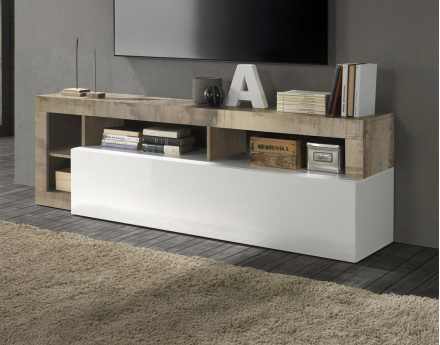 Meuble TV 1 porte 184 cm Lou