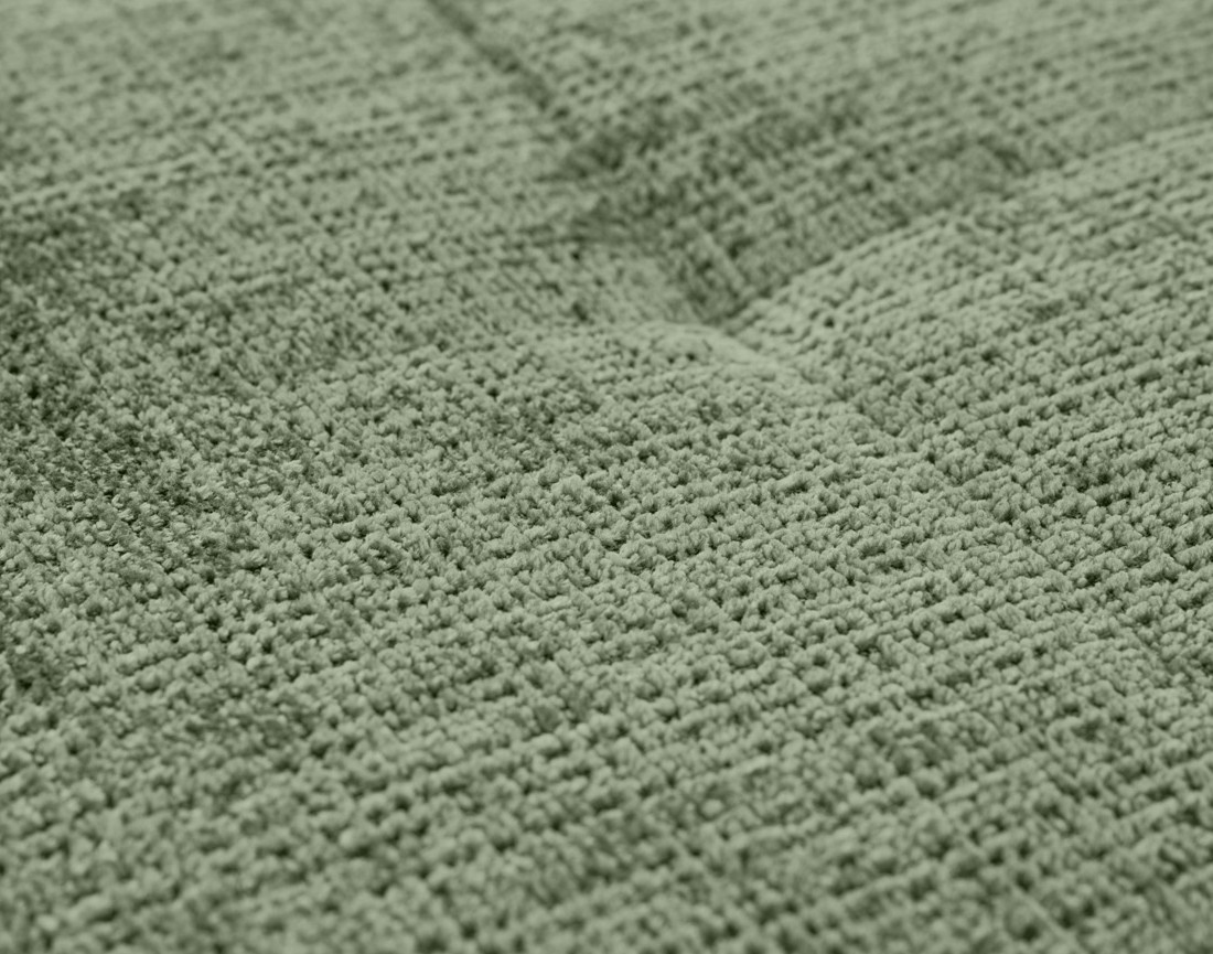 Canapé d'angle droit 4 places en velours texturé Rune