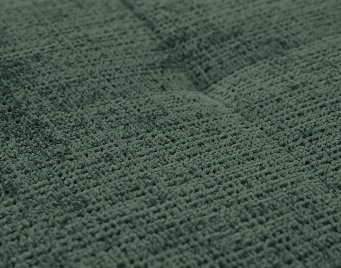 Canapé d'angle droit 4 places en velours texturé Rune