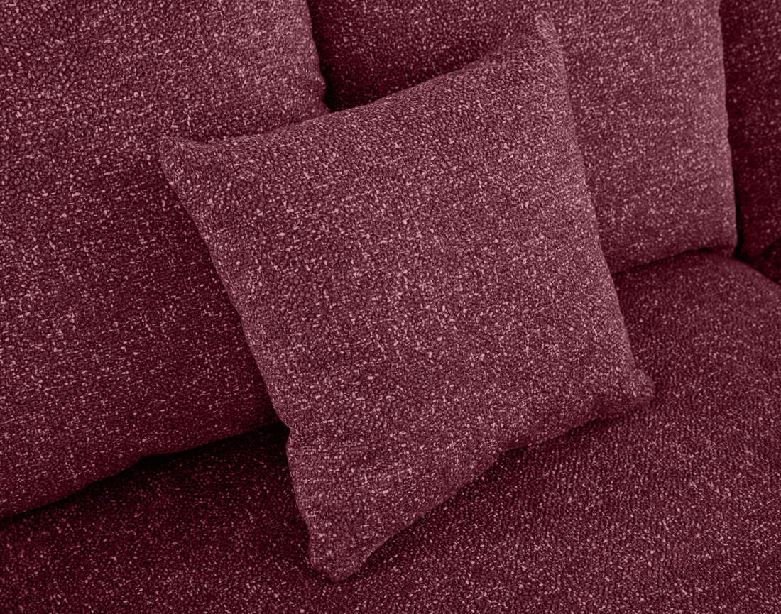 Canapé d'angle réversible convertible coffre en tissu moucheté Spice