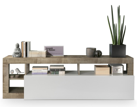 Meuble TV 1 porte 184 cm Lou