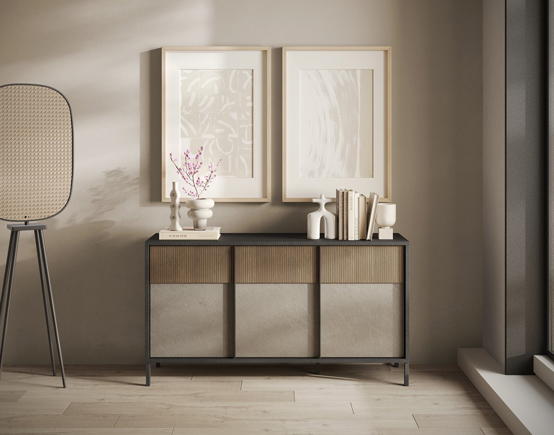 Buffet bas 3 portes 156 cm Jules