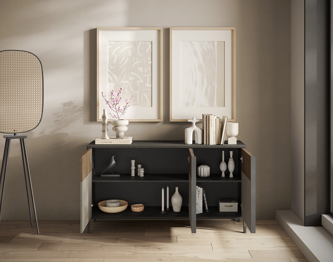 Buffet bas 3 portes 156 cm Jules