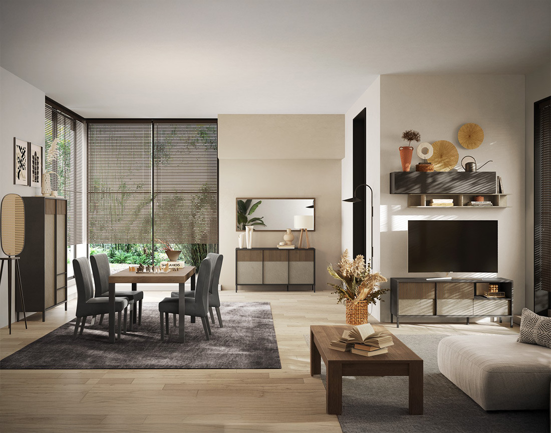 Buffet bas 3 portes 156 cm Jules