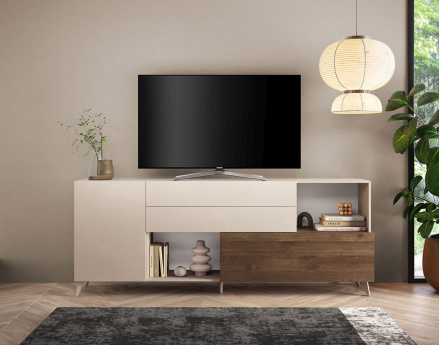 Buffet bas 2 portes et 2 tiroirs 241 cm Estelle