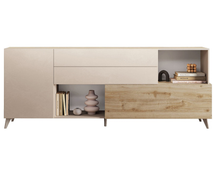 Buffet bas 2 portes et 2 tiroirs 241 cm Estelle