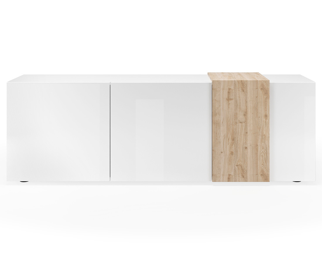 Meuble TV 3 portes 181 cm Leon