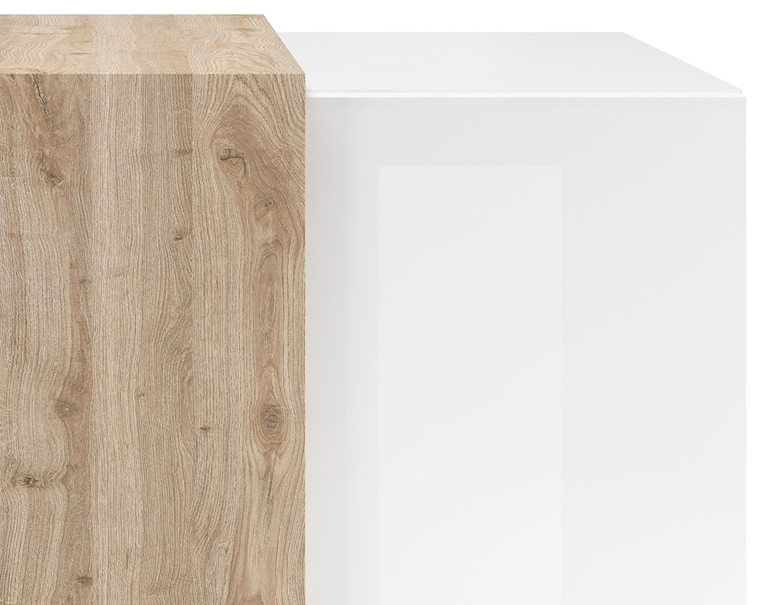 Meuble TV 3 portes 181 cm Leon