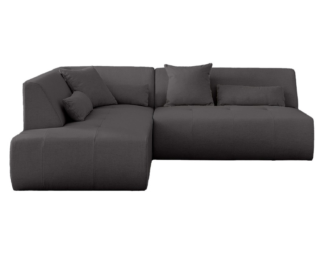 Onyx - canapé d'angle gauche modulable 5 places - en tissu