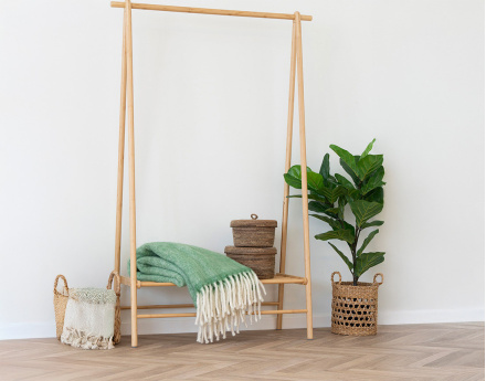 Plaid 130x170 cm en laine Valeria