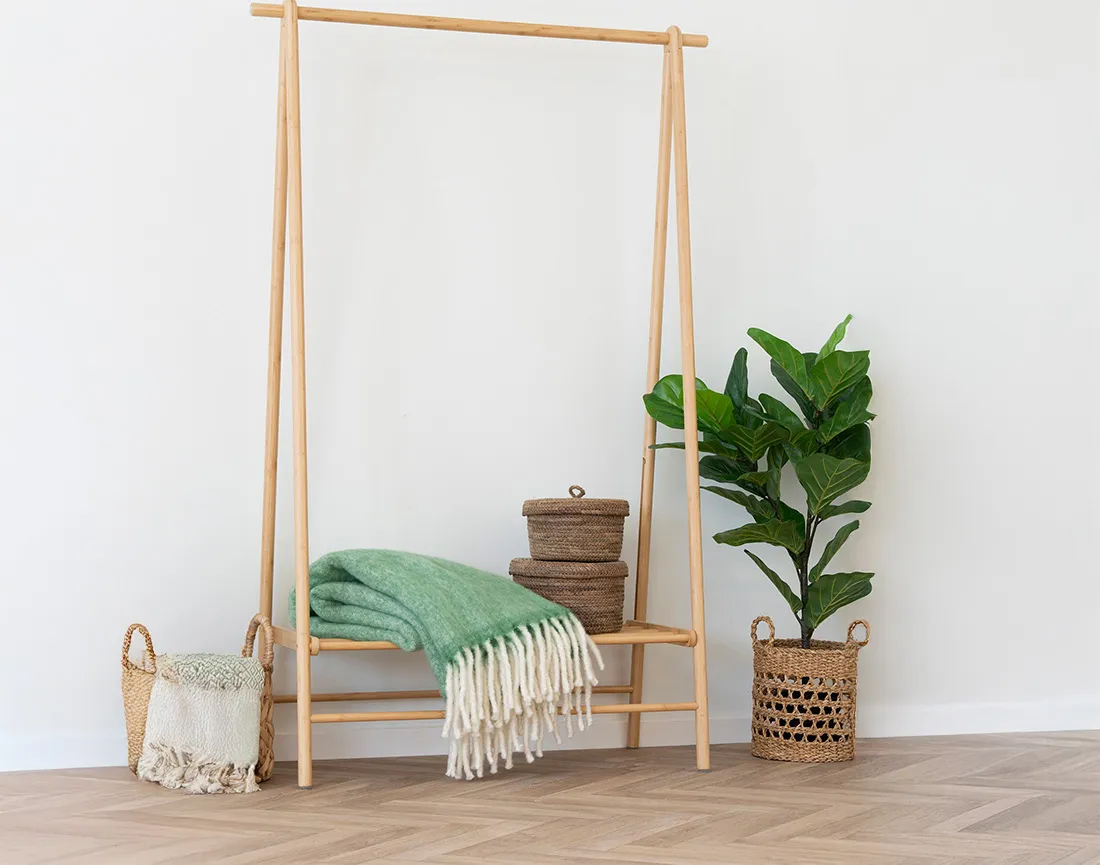 Plaid 130x170 cm en laine Valeria