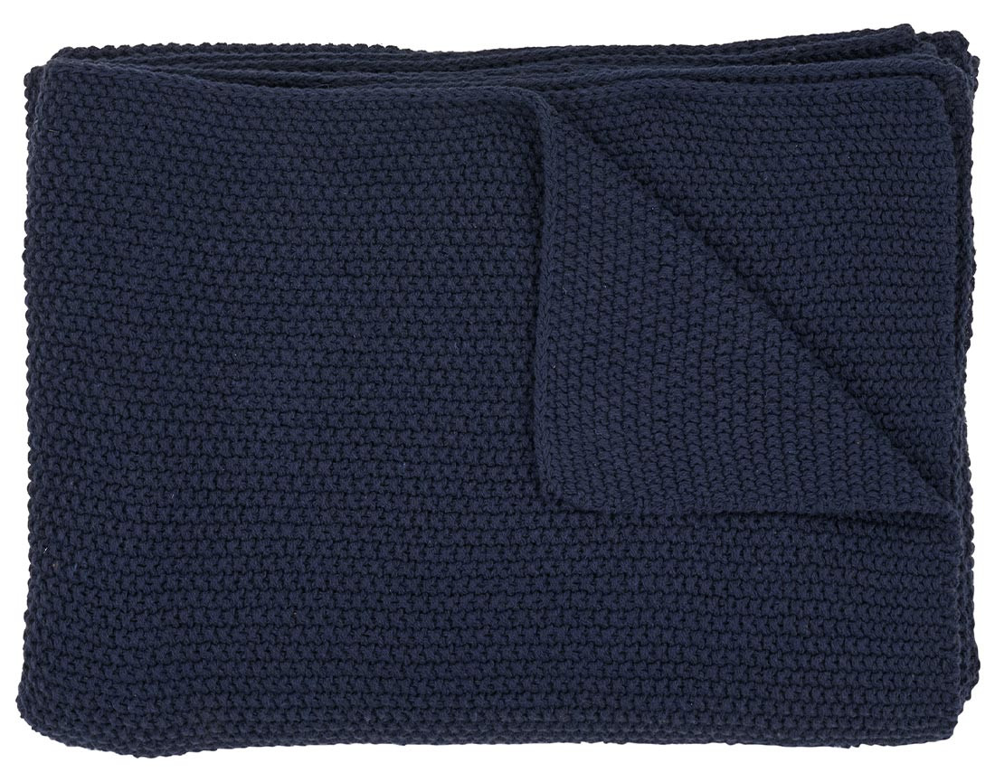 Plaid 130x170 cm en coton recyclé Adrano