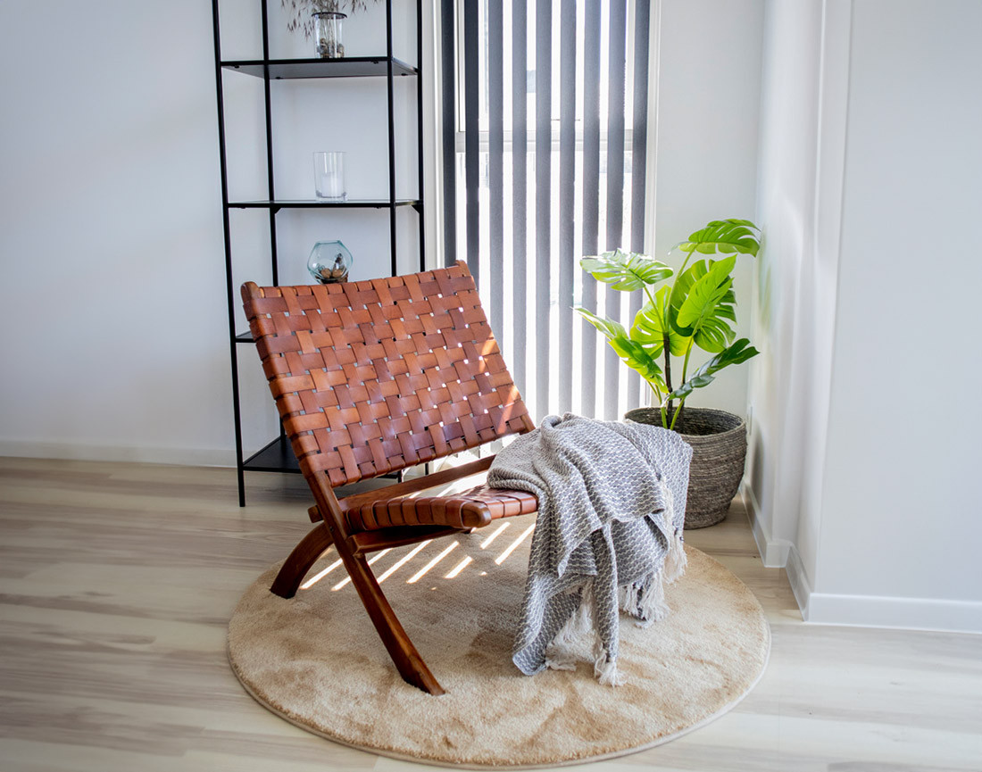 Fauteuil en simili Fernando