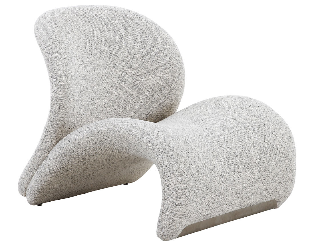 Fauteuil en tissu Mattia