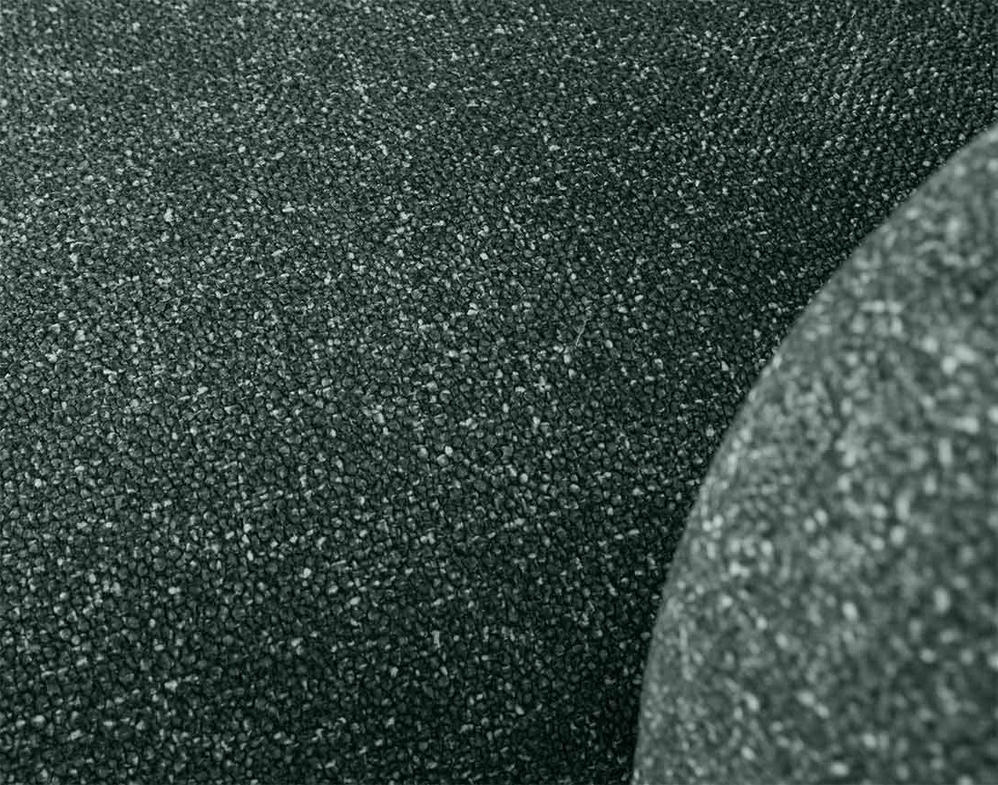 Canapé d'angle droit 3 places en tissu moucheté Velris