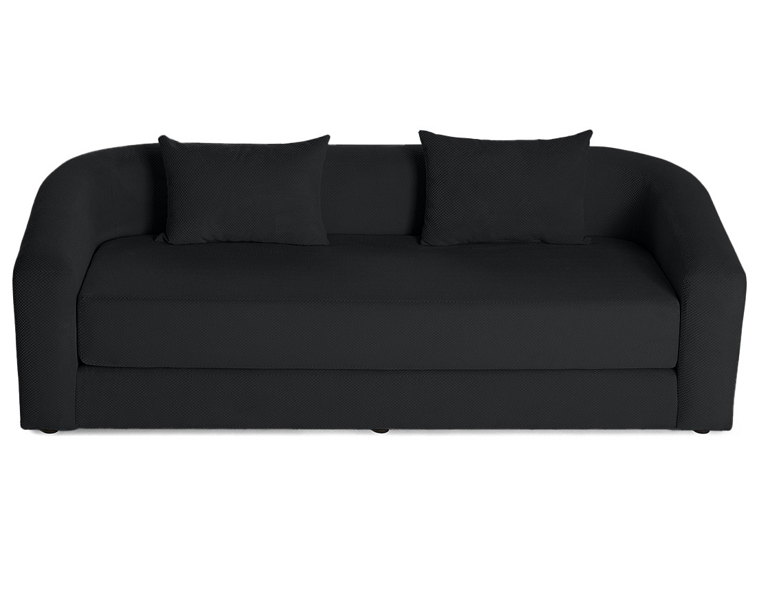 Canapé convertible déplimousse 3 places en velours texturé Nuvia