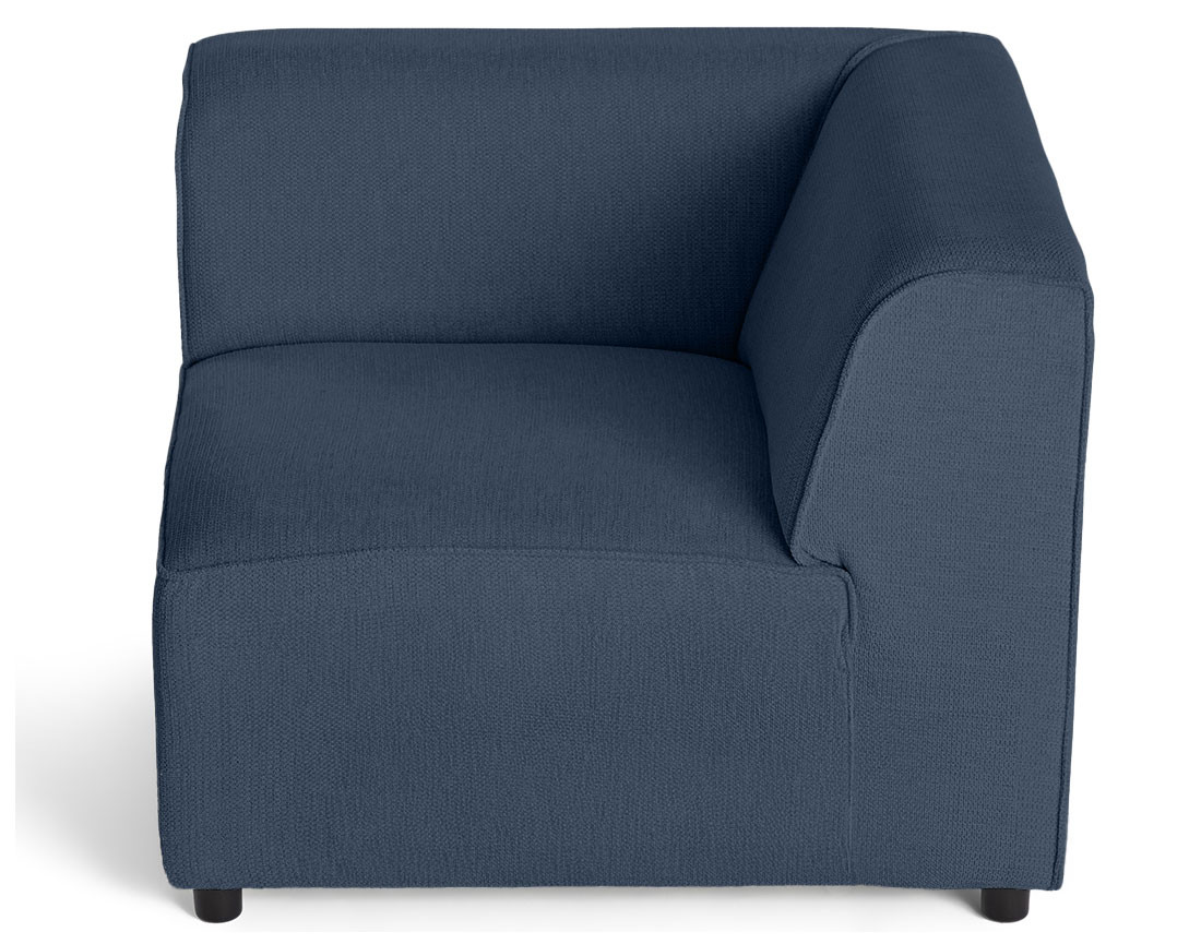 Module d'angle réversible en tissu texturé Suaro