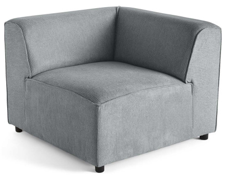 Module d'angle réversible en tissu texturé Suaro