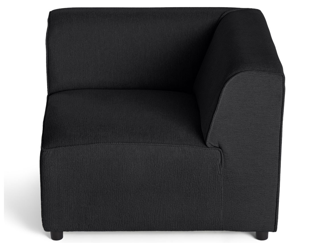 Module d'angle réversible en tissu texturé Suaro