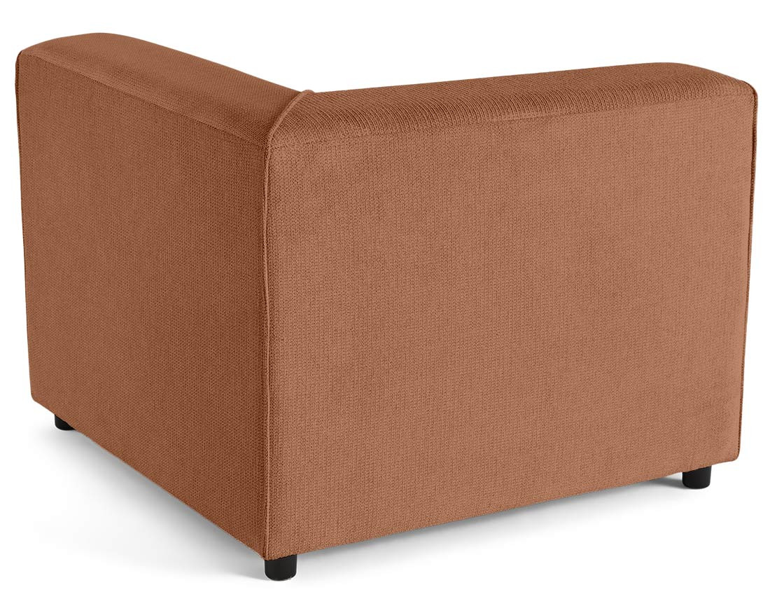 Module d'angle réversible en tissu texturé Suaro