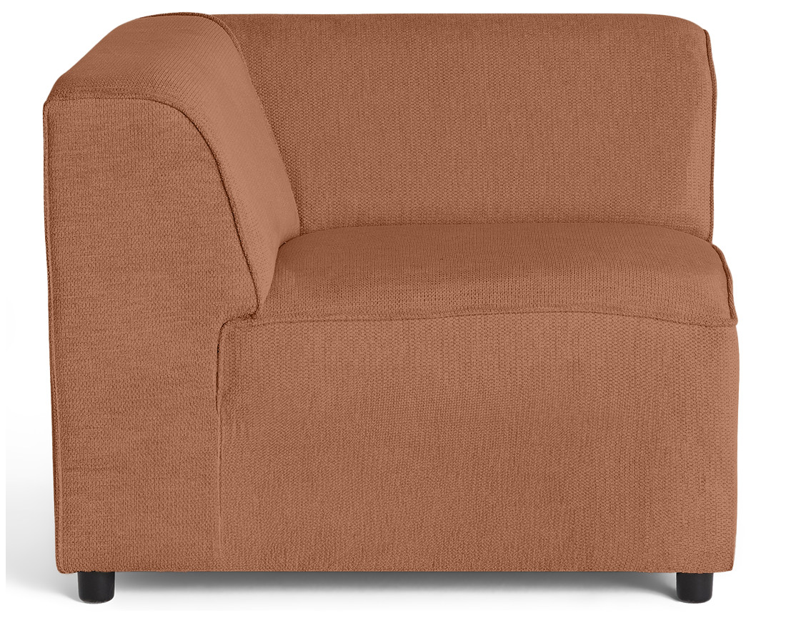 Module d'angle réversible en tissu texturé Suaro