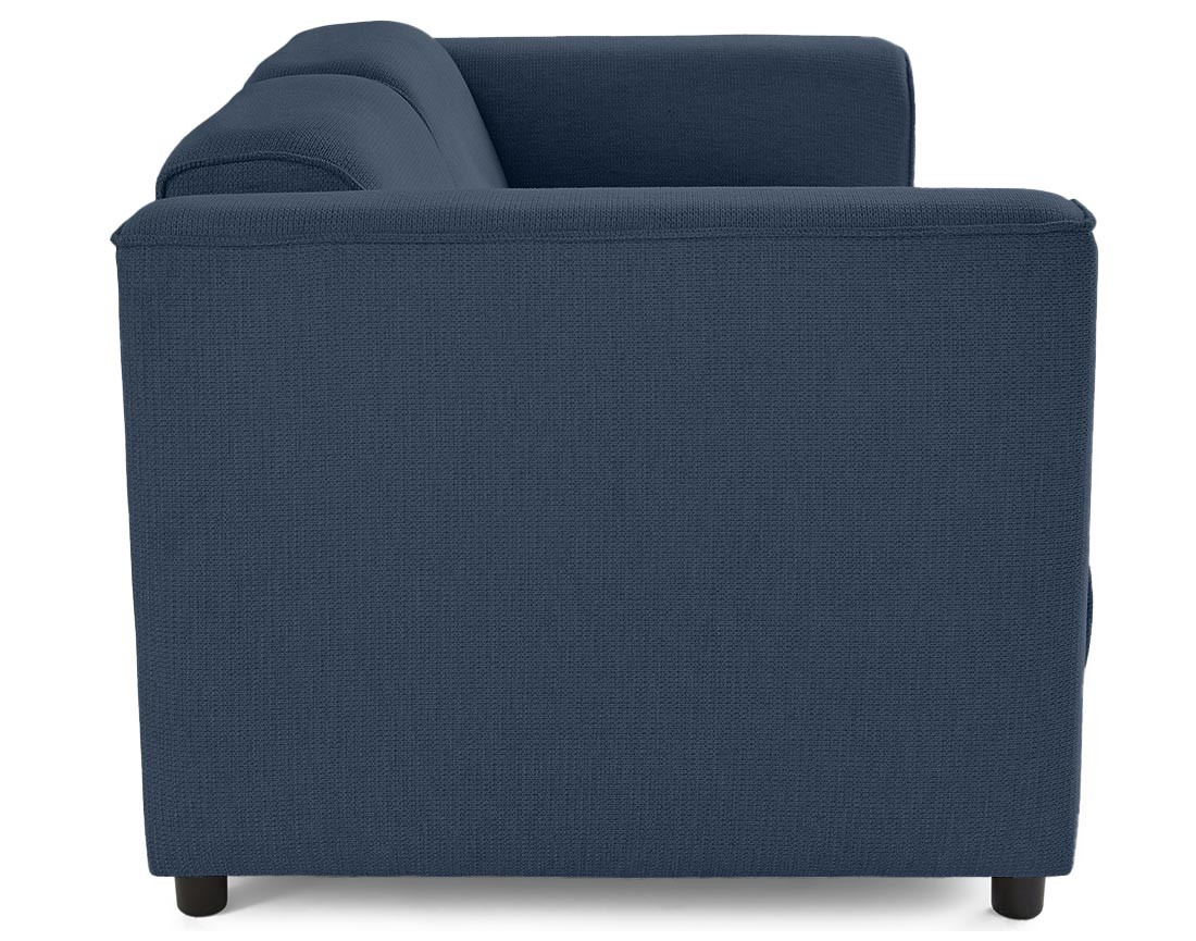 Canapé modulable 2 places en tissu texturé Suaro