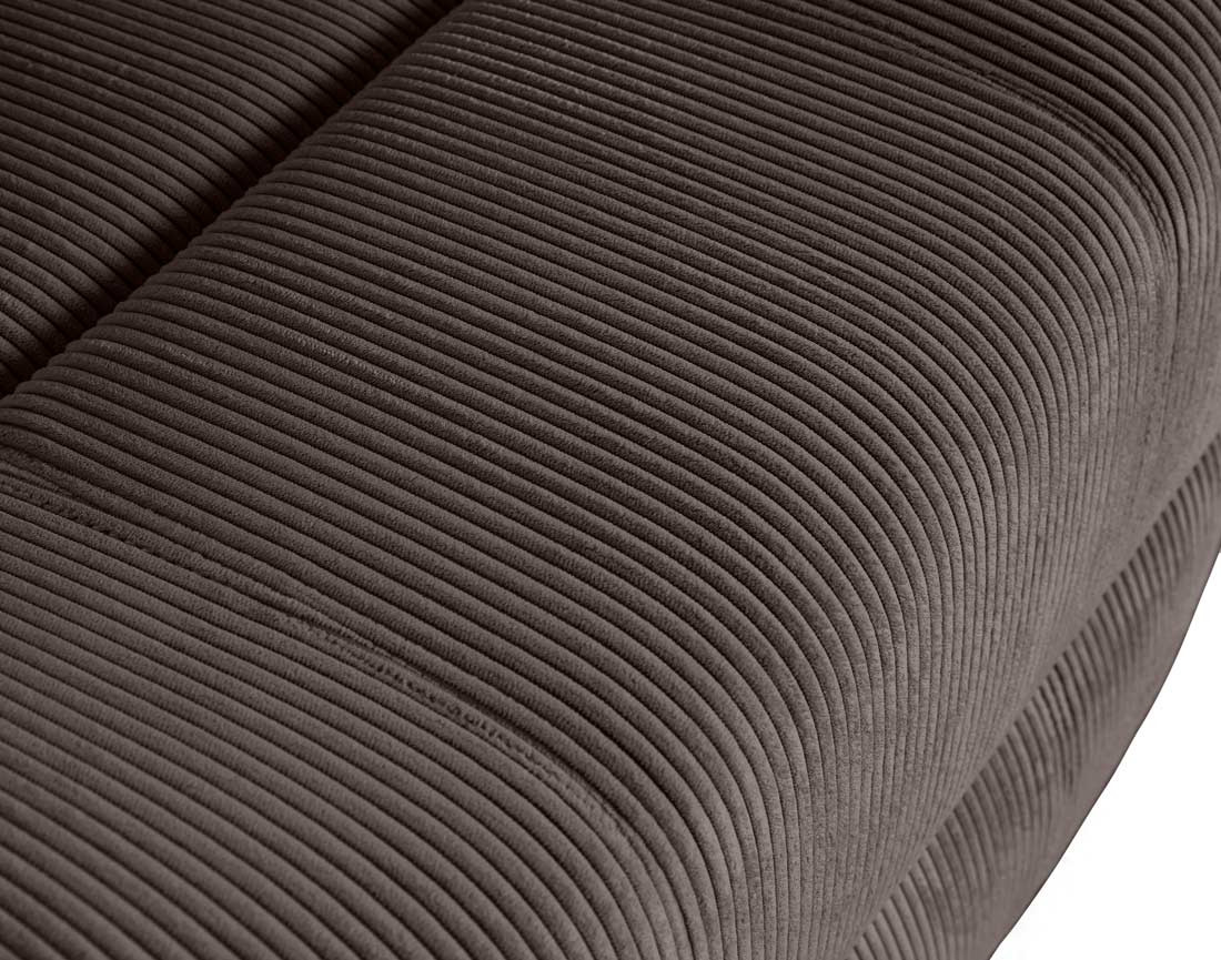 Fauteuil relax électrique en velours côtelé Armand