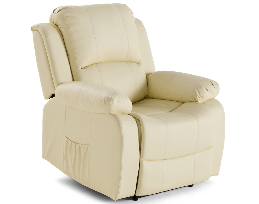 Fauteuil relax électrique en simili Armand