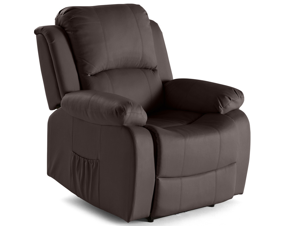 Fauteuil relax électrique en simili Armand