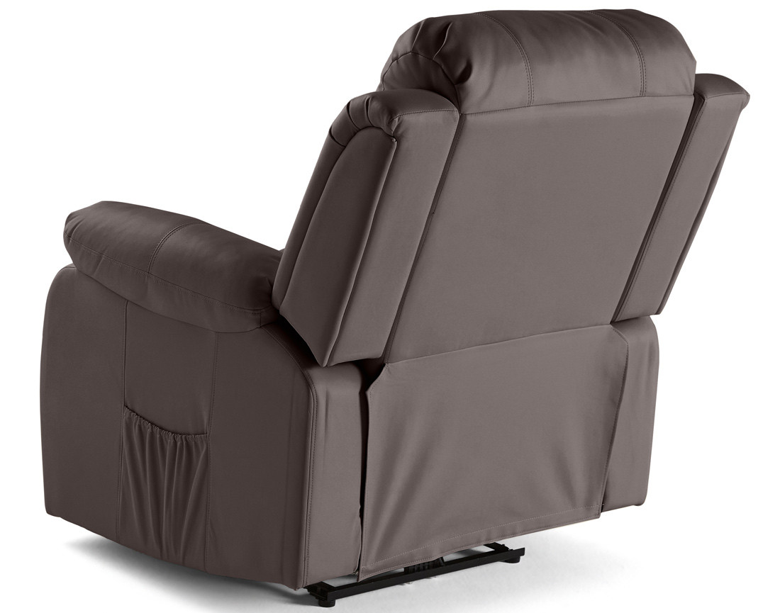 Fauteuil relax électrique en simili Armand