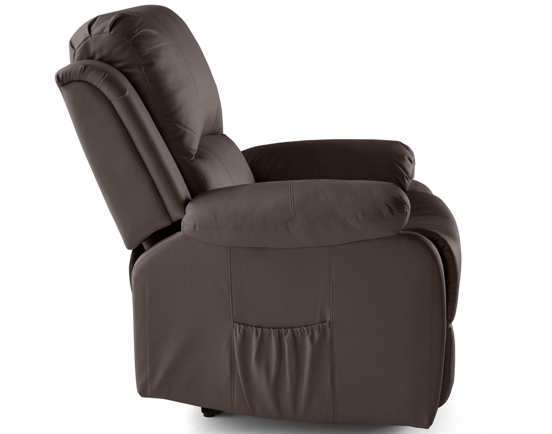 Fauteuil relax électrique en simili Armand