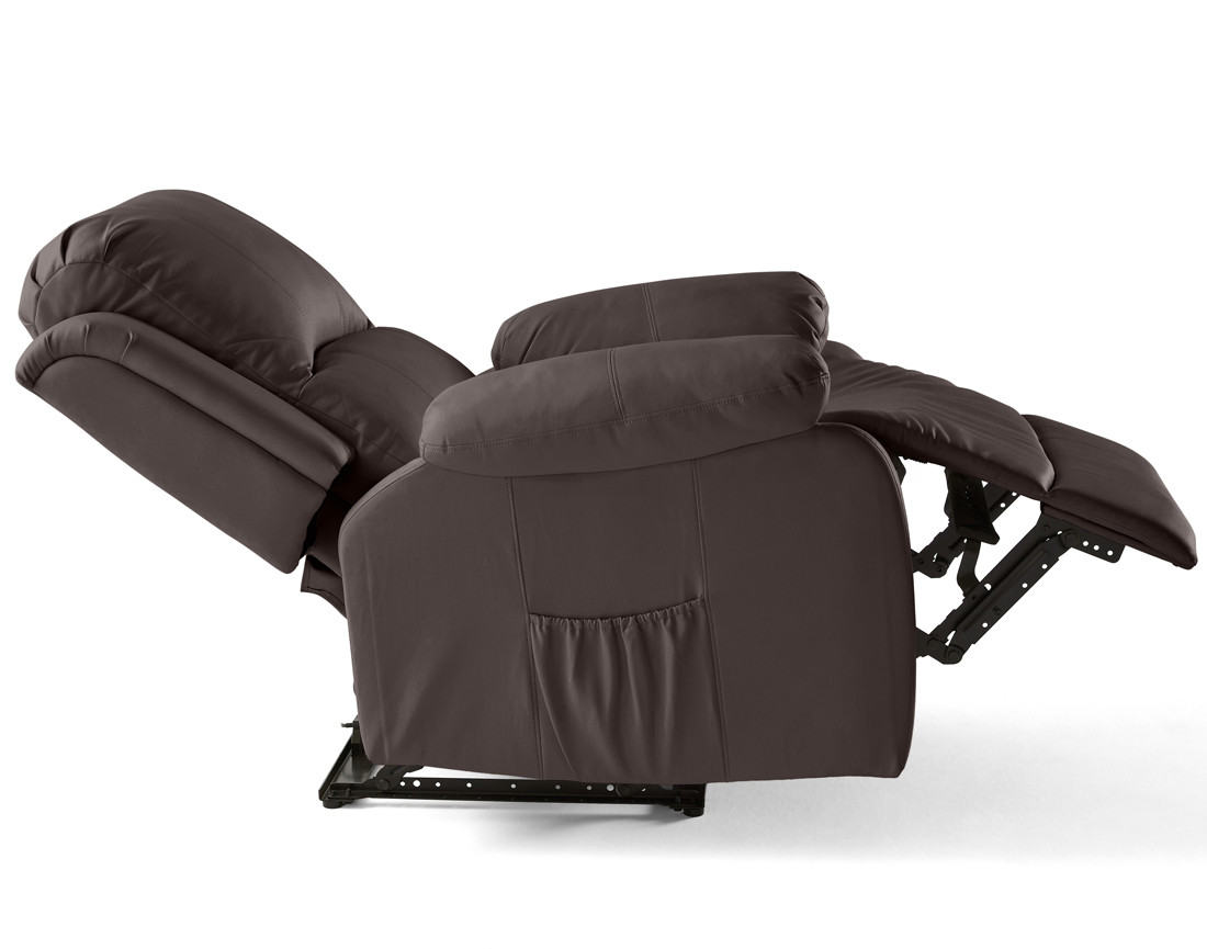 Fauteuil relax électrique en simili Armand
