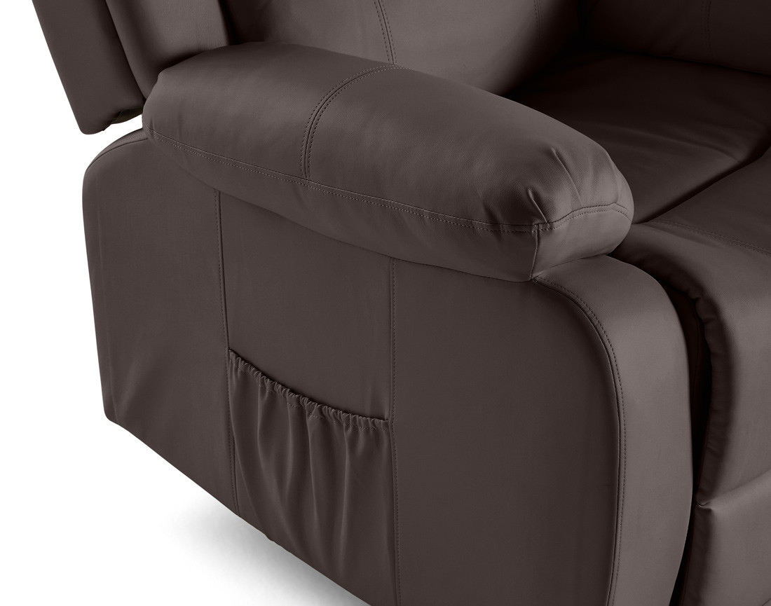 Fauteuil relax électrique en simili Armand