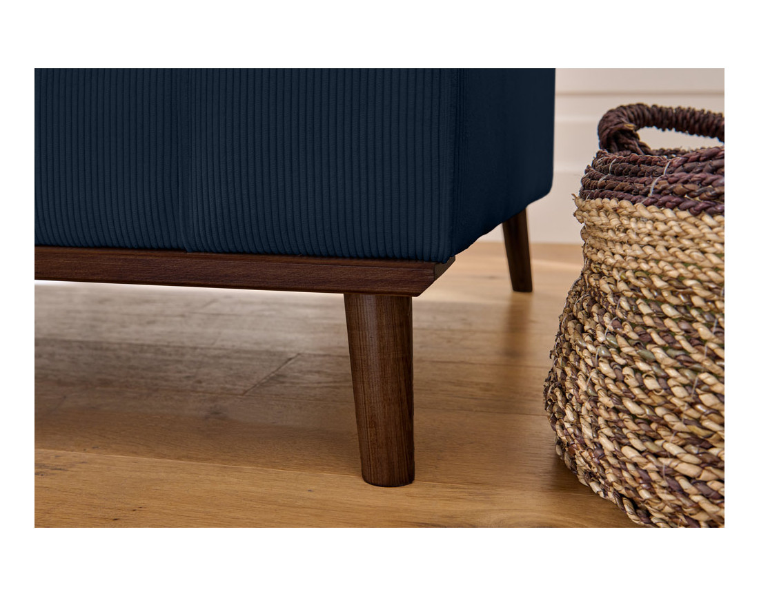 Canapé 3 places en velours côtelé Albane