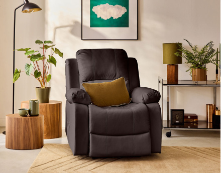 Fauteuil relax électrique en simili Armand