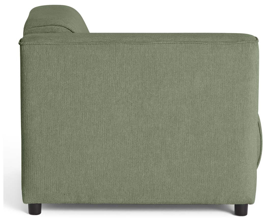 Module d'assise d'angle gauche en tissu texturé Suaro