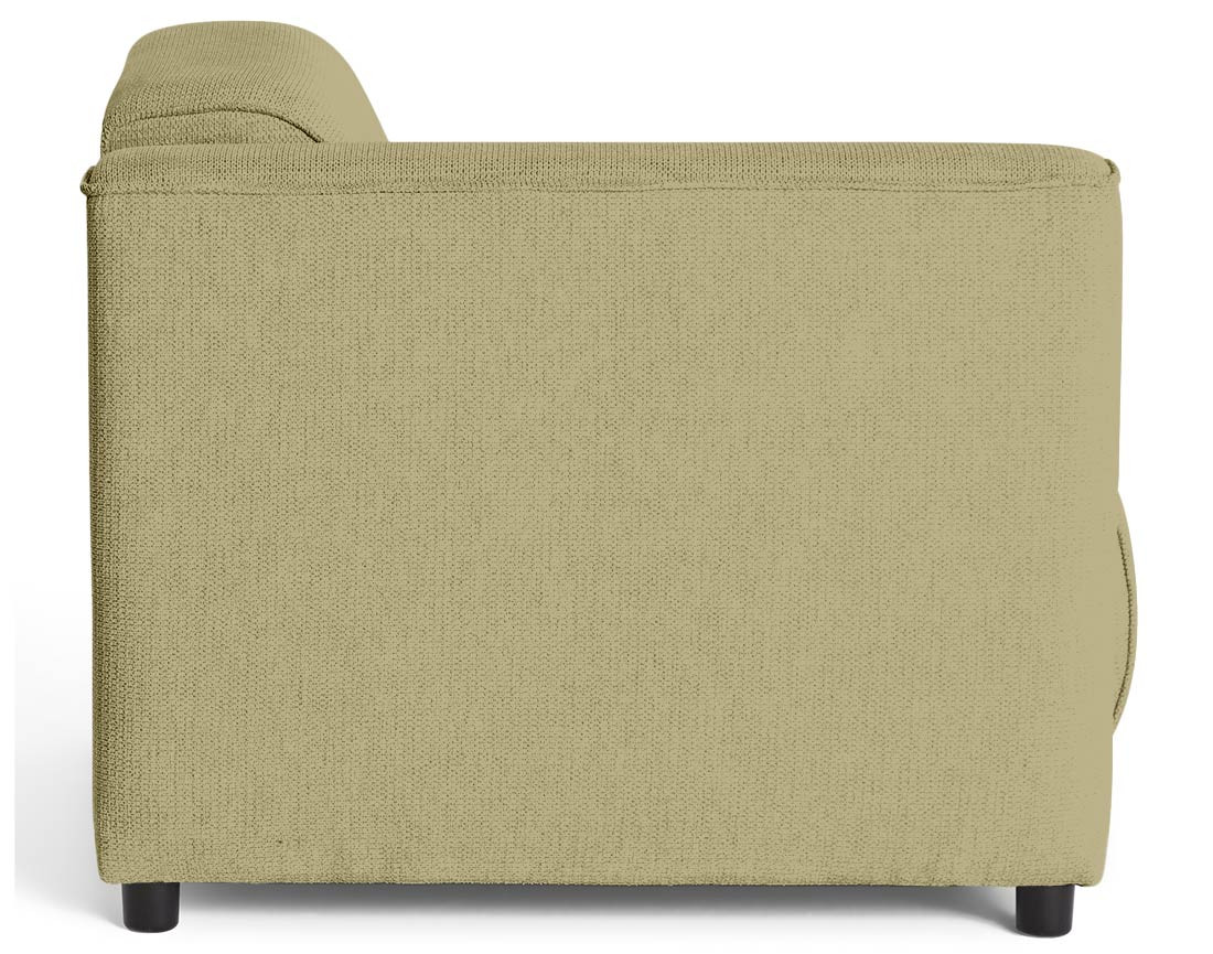 Module d'assise d'angle gauche en tissu texturé Suaro