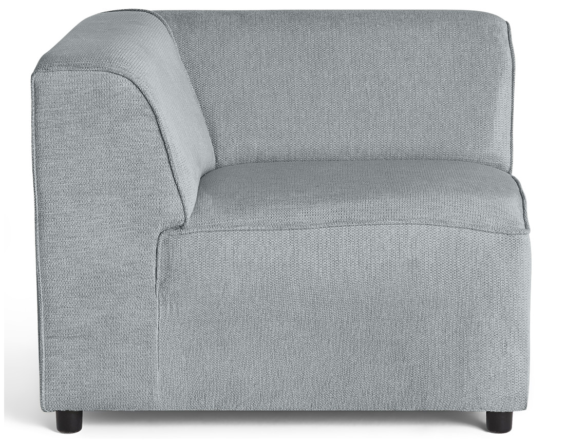 Module d'angle réversible en tissu texturé Suaro