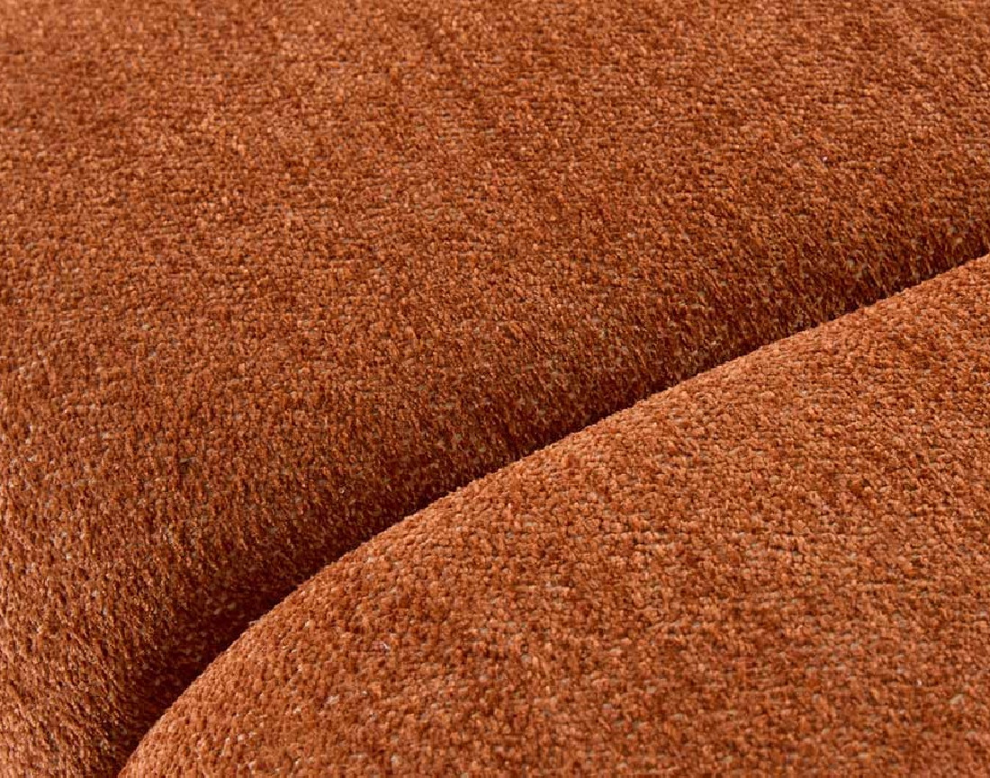 Canapé d'angle droit 4 places en tissu texturé Curtis