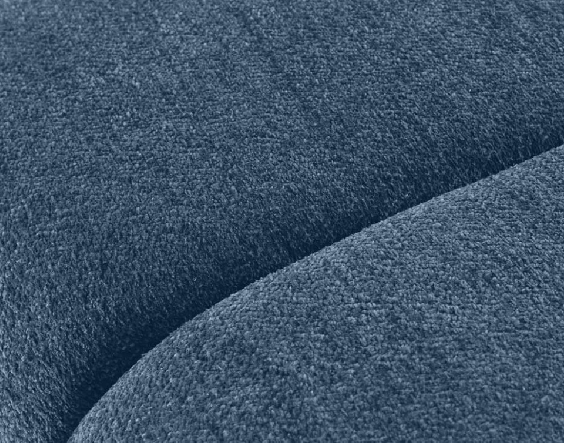 Canapé d'angle droit 4 places en tissu texturé Curtis