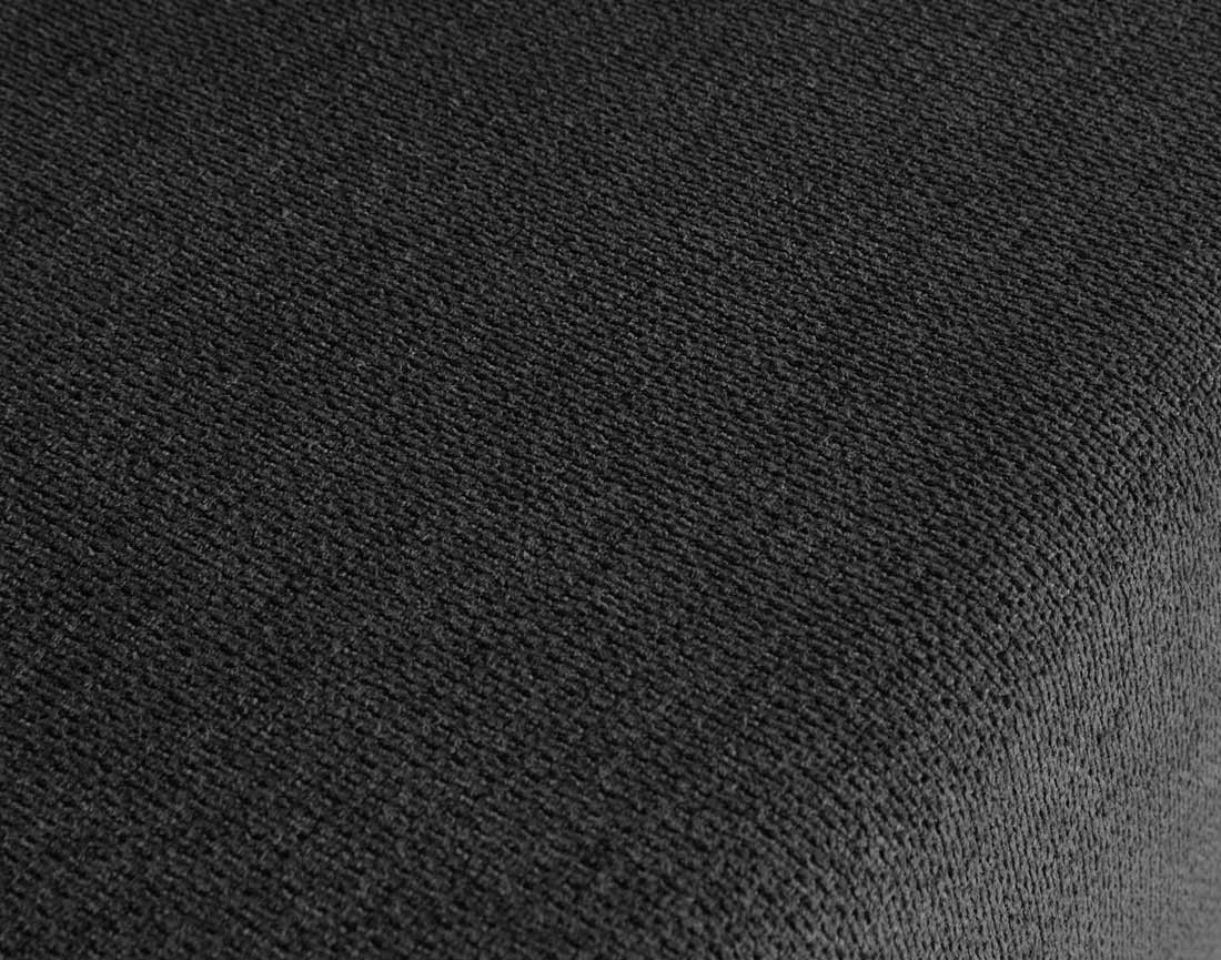 Canapé d'angle réversible 4 places convertible avec coffre en tissu texturé Gloria