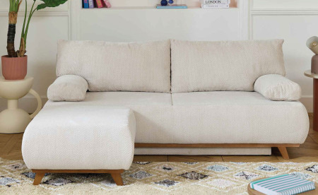                  Canapé Convertible Beige Pas Cher | Best Mobilier
               