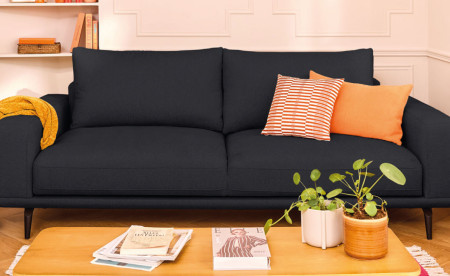                   Canapé Convertible Noir Pas Cher | Best Mobilier
               