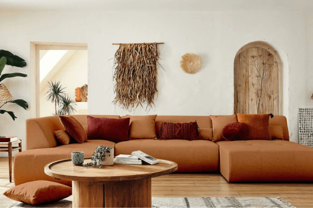 5 raisons de choisir un canapé terracotta pour votre salon