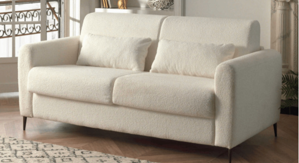 Quelle décoration avec un canapé bouclette ?