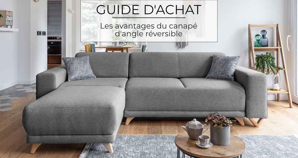 Les avantages du canapé d’angle réversible