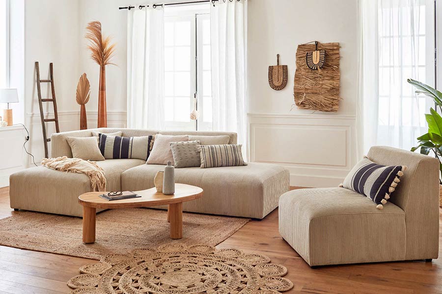 Comment utiliser les modules d'un canapé modulable séparément ?