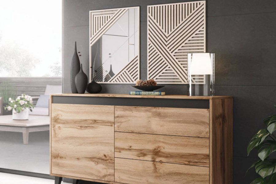 Comment placer un miroir au-dessus d’un buffet ?